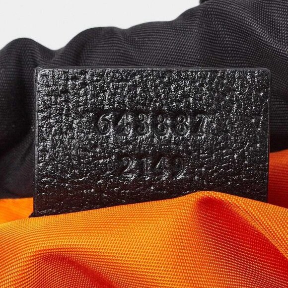 Gucci Orange GG Nylon Off The Grid Backpack Bag - Picture 9 of 10